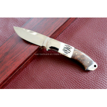 Couteau fixe à poignée en bois (SE-0470)
